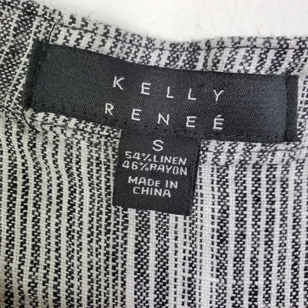 KELLY RENEE LINEN BLEND SLEEVELESS ROMPER - Picture 7 of 7